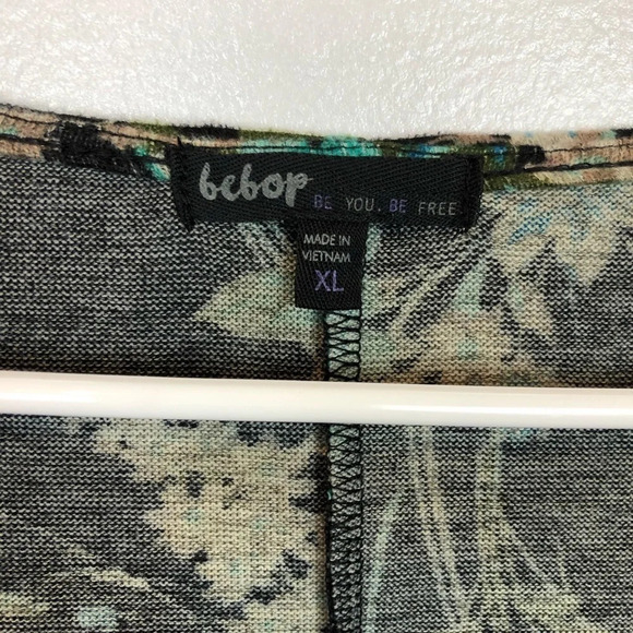 BeBop Juniors Floral Sweetheart A-Line Dress - Picture 4 of 7